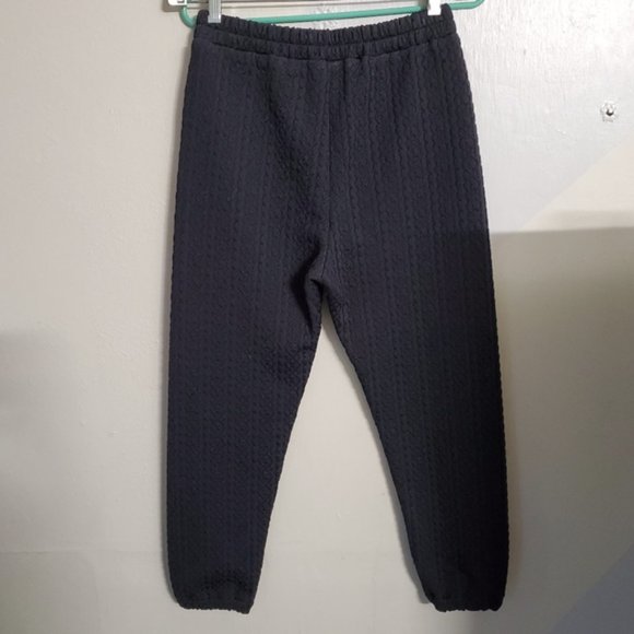 New 3.1 Phillip Lim jacquard textured high waisted ankle cropped jogger pants - Picture 6 of 7